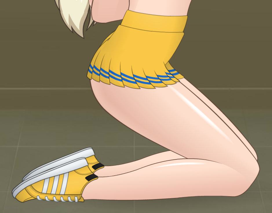 HighWaistSkirtBasic Pleated Mini ThickerThighs Preview.png